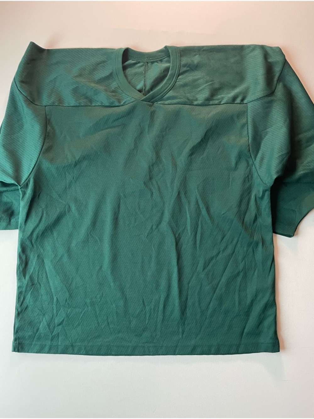 CCM Men's Dark Green V-Neck Jersey Shirt